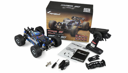 RC Auto 22626  HYPER GO BUGGY BRUSHLESS 3S 4WD 1:16 RTR BLAU
