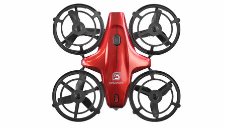 RC drone 25324 SPARROW MINI-DROHNE MIT STEUERUNGSSENSOREN, ROT