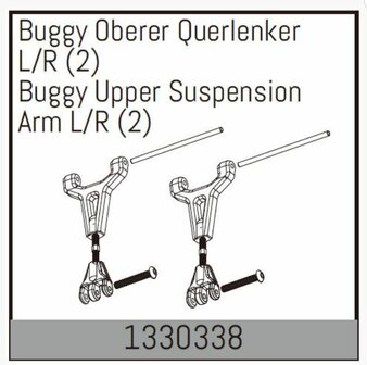 1330338 Ersatzteil f&uuml;r Absima 1:8 V2 Basher Serie   Passend f&uuml;r Varianten : Stoke 4S &amp; 6S Brushless 