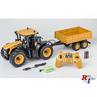 907654 1:16 RC Traktor JCB met aanhanger 2.4G 100%RTR