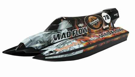 RC speedboot MAD FLOW 590MM BRUSHLESS 3S, KATAMARAN