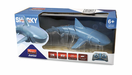 RC shark SHARKY - de blauwe haai 4 KANAL 2,4GHZ, RTR 26087