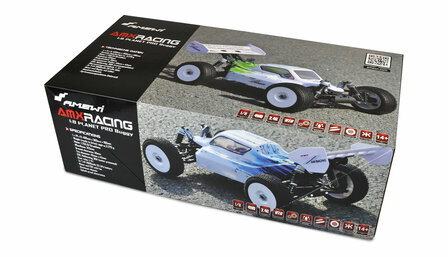 22299 PLANET PRO 4WD BUGGY 1:8 RTR 1:8, WIT-GROEN