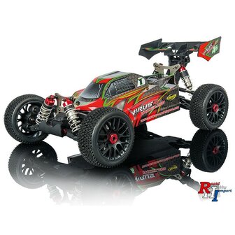 409067R 1/8 Virus 4.1 XL 4S 2.4GHz RTR rood