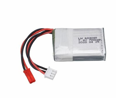 7.4 V 700 Mah Lipo Batterij Voor Mjxrc X600 F46 X601H JXD391V Vliegtuigen 7.4 V 700 Mah 2S Lipo batterij Jst Plug