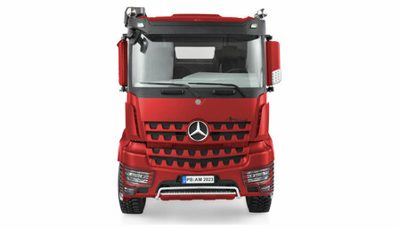 22612 MERCEDES AROCS HYDRAULIK vrachtwagen kieper PRO METALL 2,4GHZ RTR Rood