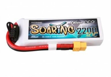 GENS ACE 2200MAH 11.1V 30C 3S1P LIPO BATTERY PACK WITH XT60