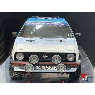 RC auto 58714 1:10 RC VW Golf Mk2 Gti 16V Rally MF-01X met certificaat