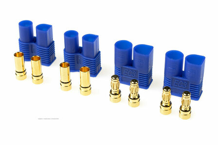 Revtec - Connector - EC3 - Gold Plated - Male + Female - 2 pairs