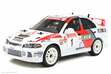 RC auto Carisma Racing - GT24 Mitsubishi Lancer Evo 4 WRC - 4WD - Brushless - RTR - 1/24 CA86868