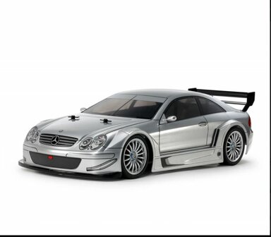 RC auto 47493 1:10 RC MB CLK AMG 2002 TT-02 Zilver bouwpakket