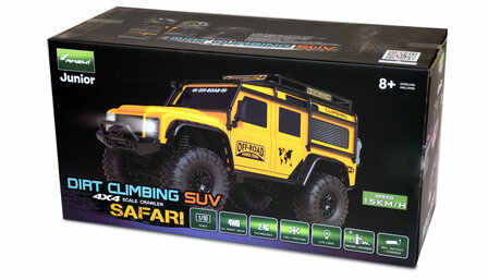 22589 DIRT CLIMBING SAFARI SUV CRAWLER 4WD 1:10 RTR