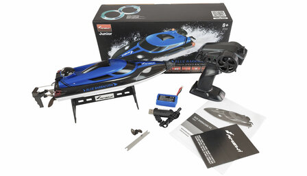 RC speedboot 26093 BLUE BARRACUDA V3 2,4GHZ RTR