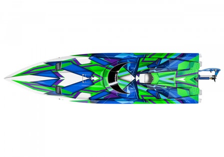 RC speedboot Traxxas 57076-4-GRNR - Spartan Brushless with Green Graphics