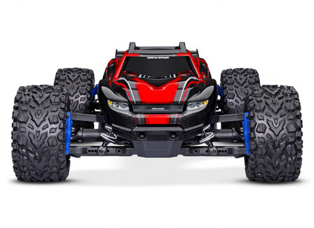 RC auto Traxxas 67164-4-RED - RUSTLER 4x4 BL-2s RTR - RED