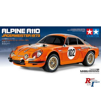 RC auto 58708 1/10 R/C Alpine A110 J&auml;germeister M06