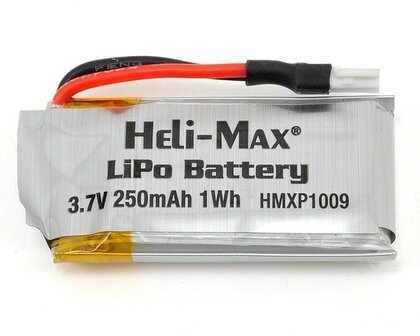 Batterij Heli-Max ISQ quadcopter 3.7V 250 maH Onderdelen voor Heli-Max quadcopter