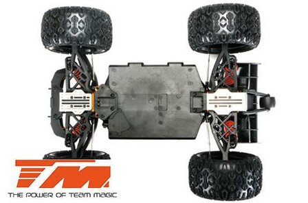 TM510006B  Car - 1/10 Racing Monster Electric - 4WD - RTR - Brushless 4S - Waterproof - Team Magic E5 HX 4S - Black/Blue