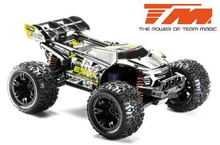 TM510006G  Car - 1/10 Racing Monster Electric - 4WD - RTR - Brushless 4S - Waterproof - Team Magic E5 HX 4S - Black/Green