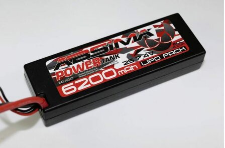 4140033 Absima LiPo accupack 7.4 V 6200 mAh 60 C Hardcase T-stekker