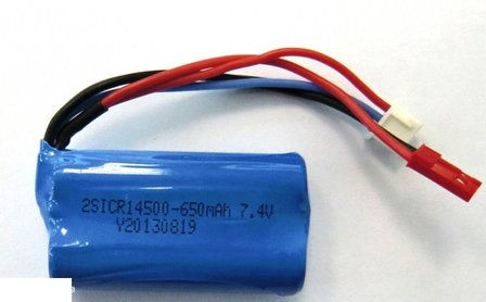 Onderdeel voor quadcopter X46  batterij 7,4V 650mAh