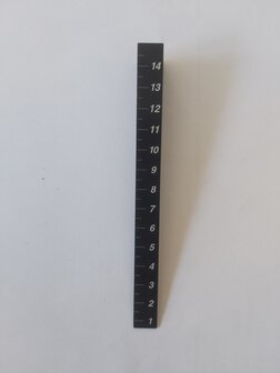 90320 ride height gauge rijhoogte meter corally black aluminium