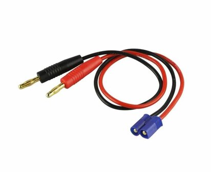 G-Force RC GF-1207-015 - Revtec - Laadkabel - EC3 - 20AWG Siliconen-kabel - 25cm - 1 st