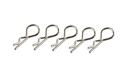Onderdeel voor radiografische auto part 28212 Karosserie clips 1:10 silber 10 Stuks