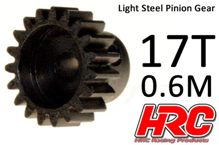 Tandwiel HRC70617 Pinion Gear - 0.6M  Steel  Light  17T