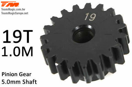 Tandwiel KF6602-19 Material: Stahl Pitch: Modul 1 Pinion Gear 1.0M  5mm Shaft  Steel  19T