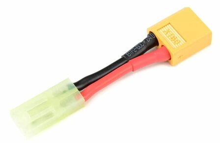 Revtec - Power Adapter Lead - XT-60 Plug naar Mini Tamiya Plug - 16AWG Silicone Wire - 1 pc GF-1301-008