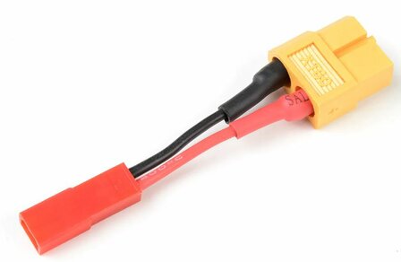 Revtec - Power Adapter Lead - XT-60 Socket naar BEC Plug - 20AWG Silicone Wire - 1 pc GF-1301-142