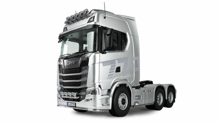 22714 Scania 770 S vrachtwagen trekker 6x6 1:14 RTR grijs