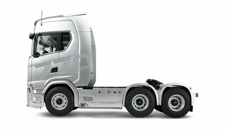 22714 Scania 770 S vrachtwagen trekker 6x6 1:14 RTR grijs