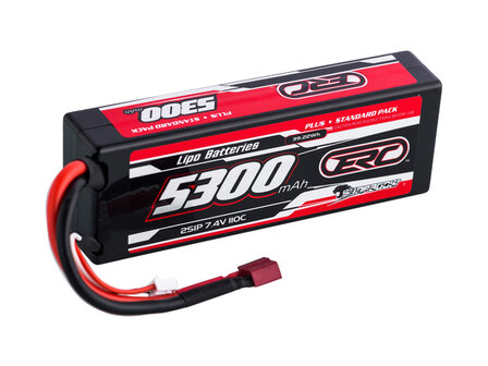 Sunpadow ERC Plus LiPo 5300 2S 110C T connector deans