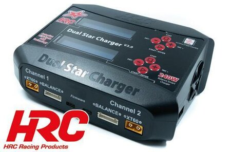 HRC9361D Charger - 12/230V - HRC Dual-Star Charger V3 - 2x 120W - SMART LSM, Autopilot, Cycle