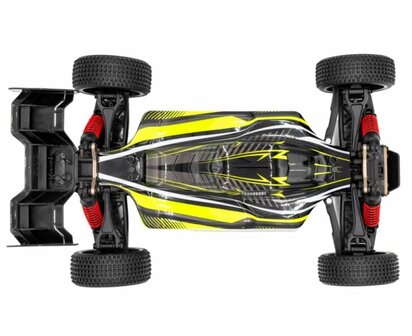 Funtek SBX Buggy 1/12e XL Geel / zwart met accu en lader