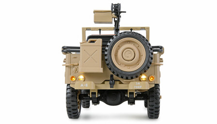 Jeep Willys MB Scale Crawler 4WD 1:14 RTR zand-kleur 22738