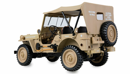 Jeep Willys MB Scale Crawler 4WD 1:14 RTR zand-kleur 22738