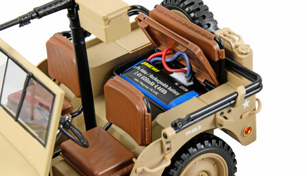 Jeep Willys MB Scale Crawler 4WD 1:14 RTR zand-kleur 22738