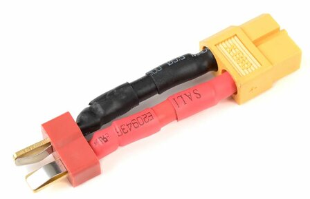 GF-1301-079 Revtec - Power Adapter Lead - Deans Socket naar XT-60 Socket - 12AWG Silicone Wire - 1 pc