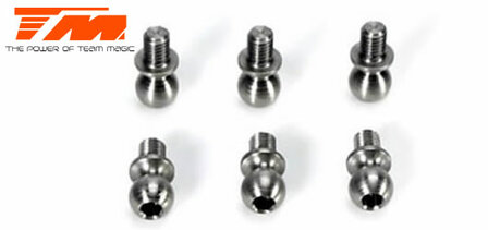 TM503117 Spare Part - TM E4 FWD - 5x4mm Ball Stud 6pcs
