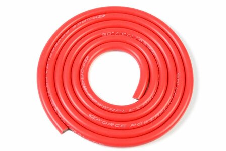 GF-1341-030 Revtec - Silicone Wire - Powerflex PRO+ - Red - 12AWG - 1731/0.05 Strands - OD 4.5mm - 1m