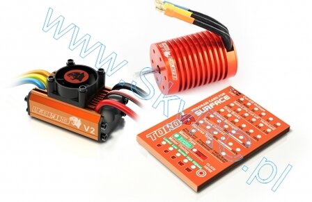 SkyRC Leopard 60A v2 + 10.0T 3930KV 1/10 Sensorless Combo