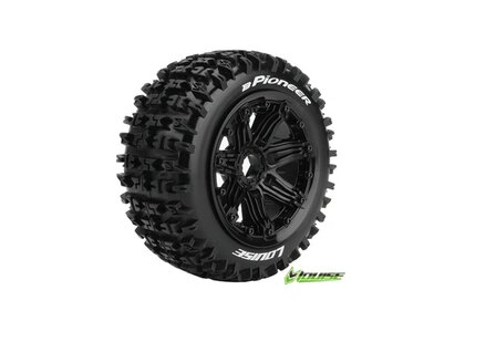 Banden met velg B-PIONEER LS Buggy Voor 24mm Hex LT3267B