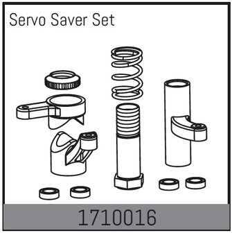 1710016  Absima Ersatz-  Tuningteile 1:7 Mamba   Servo Saver Set
