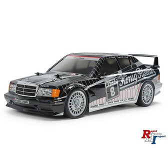 47525 1:10 RC M-B 190E Evo II K&ouml;-Pi. TT-02 Painted Body bouwpakket