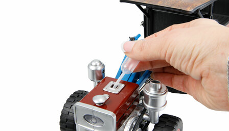 22764 Retro tractor met rook en licht, 4WD, schaal 1:12 RTR