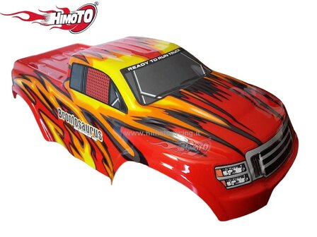 Body compleet afgelakt voor Monster truck 1:10 