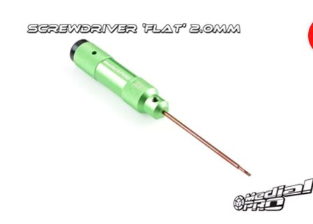 MPT-04120 Medial Pro - XP Tools - Hardened Tip - Alu Grip - Flat 2.0mm